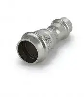 Mуфта Двухраструбная 35*28mm из нержавеющей стали (ZEISSLER) (50/5)