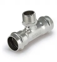 Тройник из нержавеющей стали 15*1/2*15 н.р. (ZEISSLER) (80/5)
