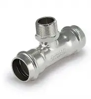 Тройник из нержавеющей стали 15*1/2*15 н.р. (ZEISSLER) (80/5)