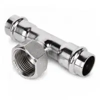 Тройник из нержавеющей стали 35*3/4*35 в.р. (ZEISSLER) (15/5)