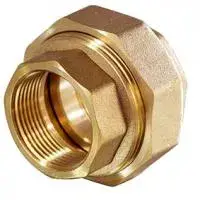 Американка прямая 1" г/г латунная TIM (40/2)
