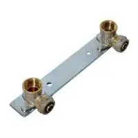 Планка установочная с 2-мя уголками 1/2" * Ø16 цанга TIM (25/5)