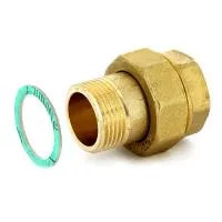 Американка прямая 3/4" г/ш с плоской прокладкой латунная TIM (70/10)