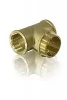 Тройник 1/2" * 1/2" * 1/2" г/ш/г латунный TIM (80/10)