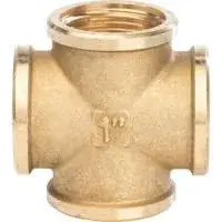 Крecтoвина 3/4" г/г/г/г латунная TIM (50/5)
