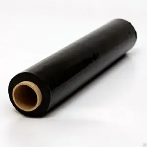 39 Стрейч пленка вторичная черн. 23мкм*500мм (2кг)