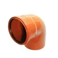 Отвод Ø110×90° рыжий Flextron (15)