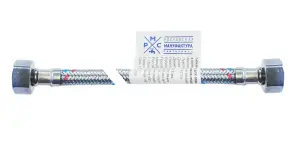 Купить подводка воды для подключения сантехнических приборов рмс 1/2-г/г-150см РМС 1/2-г/г-150см по низкой цене в интернет-магазине «РМС»