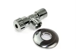 Винтил угл. хром 1/2 х 1/2 "TIM" 1/50