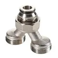 Узел разделитель потока коллекторный 3/4", «евроконус» x 2 вых., 3/4", «евроконус» (ZEISSLER) 60/10