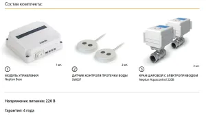 Система защиты от протечек воды 3/4 "ZEISSLER" 1/4