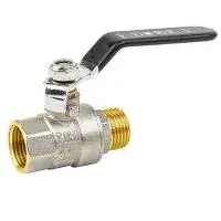 Кран шаровой STRONG 11/2" г/ш (длинный рычаг) никель TIM (8/2)