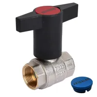 Кран шаровой 1" г/г латунный с удлененным штоком прямой TIM (48/6)