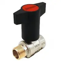 Кран шаровой 1/2" г/ш маховик пластмассовый ZEISSLER (48/12)