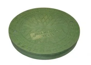 Заглушка Ф400 (зеленая)