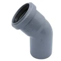 Отвод 110 х 45* ПВХ Flextron (20)