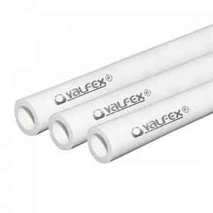 VALFEX Труба PP-R белая, простая ф50х8.3 PN20 24м.
