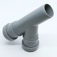 Тройник Ø40×40×45° серый Flextron