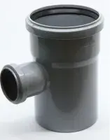 Тройник Ø110×50×90° серый Flextron (15)