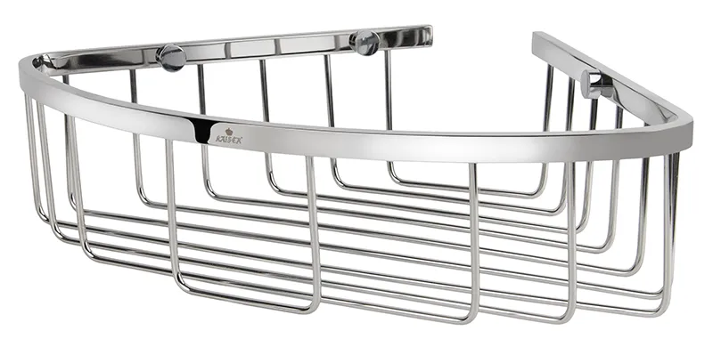 Полка настенная угловая KAISER 230*230*72 хром/нерж