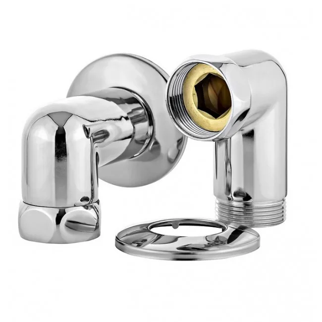 Американки TIM для полотенц-суш, угловые 1"х1/2 г.ш. /20
