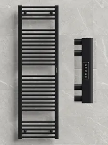 Электрический полотенцесушитель RIFAR "D-LINE" 1500х500, Чёрный янтарь матовый
