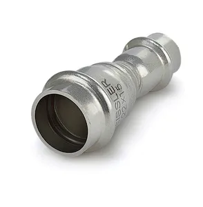 Муфта 22*18mm двухраструбная из нержавеющей стали ZEISSLER 80/5