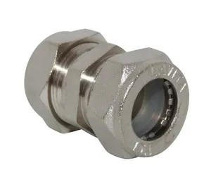 Муфта соединительная (никелированная) 15х15 100/10