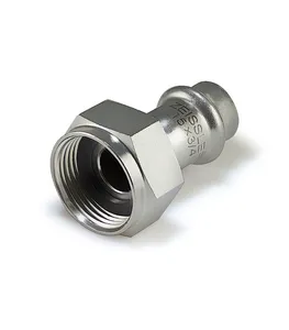 Муфта с накидной гайкой 18mm*3/4 из нержавеющей стали 110/5