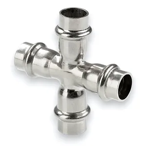 Крестовина из нержавеющей стали 22*22*22*22
