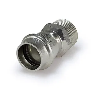 Муфта 22mm*3/4 с наружной резьбой из нержавеющей стали ZEISSLER 100/5