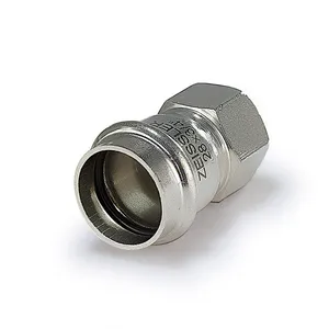 Муфта 15mm*3/4 с внутренней резьбой из нержавеющей стали ZEISSLER 120/5