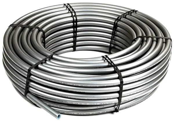 Трубы PEX-b с алюминевым слоем, Stabil, Ø32*4.7(50 м)серый ТИМ