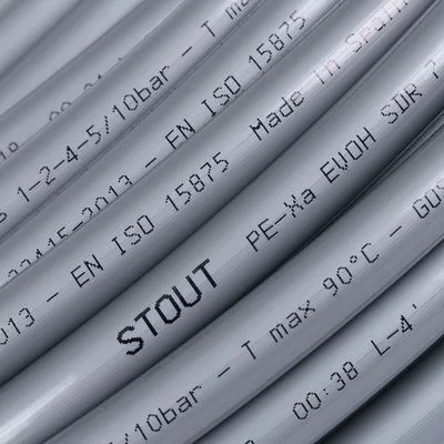 STOUT Труба сшит. с кислородн. 20х2,8 серая. 100м