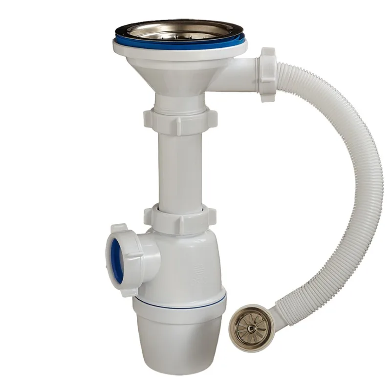 Сифон с круглым переливом 3*1/2х40 ОРИО Е-5007