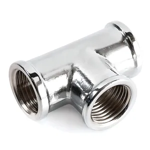 ХРОМ Тройник TIM 1/2" г.г.г 96/24