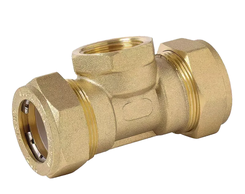 Тройник для гоф. трубы 15х1/2Fх15 VER-PRO (80/5шт)