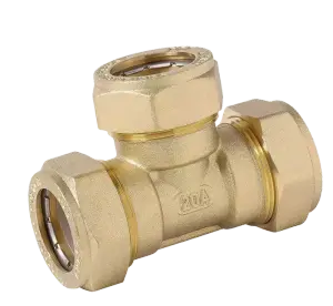 Тройник для гоф. трубы 20х15х20 VER-PRO (60/5шт)