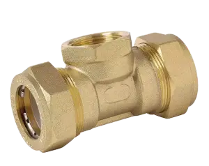 Тройник для гоф. трубы 25х1/2Fх25 VER-PRO (40/5шт)