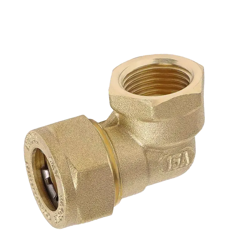 Уголок для гоф. трубы 15х1/2 F VER-PRO (160/10шт)