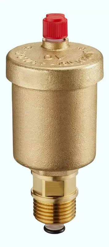 Воздухоотводчик с запорным клапаном 1/2 OVT (40/10шт)