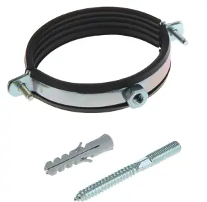 Хомут с дюбелем 1" (32-36) ViEiR (160/20шт)