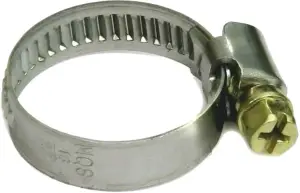 Червячный хомут НЕРЖ 120-140 под отв. ViEiR (400/50шт)