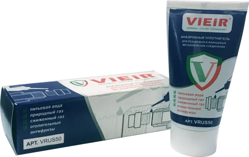 Клей для резьб. соединений СИНИЙ 50г. ViEiR (33/1шт)