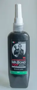 Клей-герметик анаэробный (КРАСНЫЙ) демонтаж с нагревом 100г Mr. Bond (144/12/1шт)