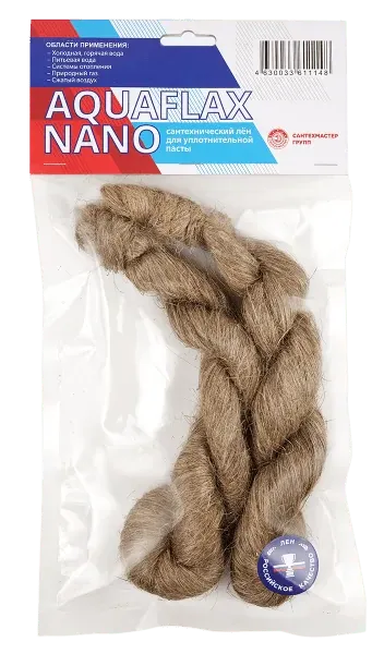 СМГ Лён (ЕВРО) сантехнический 100г AquaflaxNANO (10/1шт)