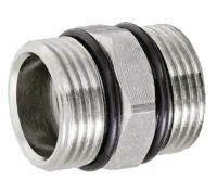 Ниппель с упл. кольцом 3/4" ш * 1" ш никель TIM (100/10)