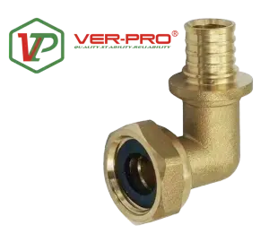 АКС. Уголок с НАК. гайкой 20*3/4 F "VER-PRO" (150/10шт)