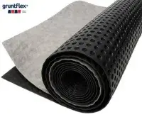 Мембрана проф. Gruntflex Drenaj 580 с геотекстил / 40 м² / Дл. 20 пог. м / Шир. 2000 мм / 580 гр/м²