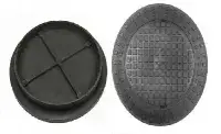 Люк 368/315 дно(черный)